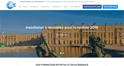 Desktop Screenshot of institut-superieur-environnement.com
